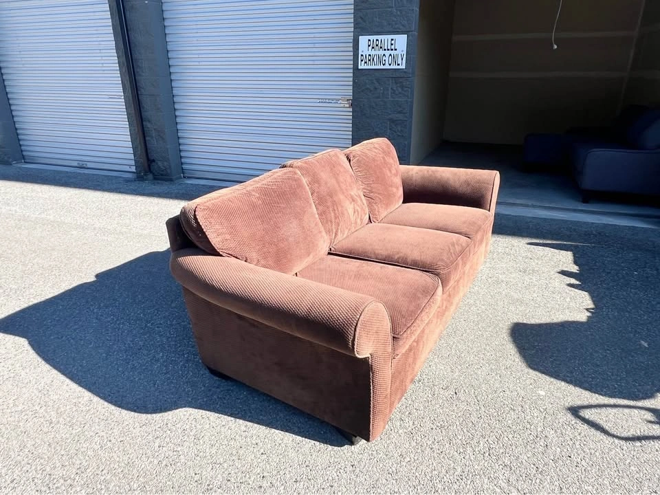 Urban Barn Brown Sofa Couch - photo 4