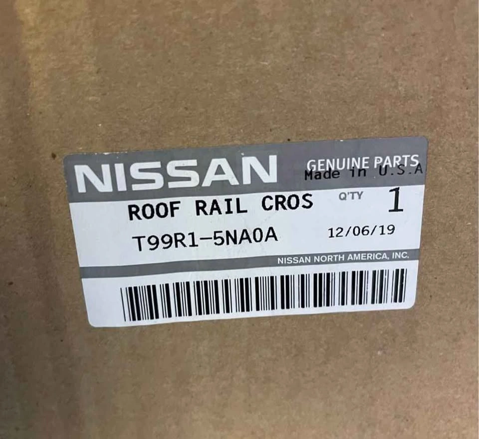 Nissan OEM Roof Cross Bars – T99R1-5NA0A – Excellent Condition - photo 5