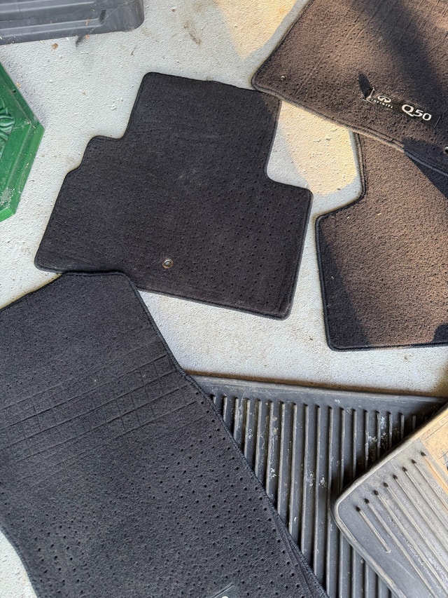2014 - 2024 OEM Infiniti Q50 Floor Mats rubber and carpet - photo 5