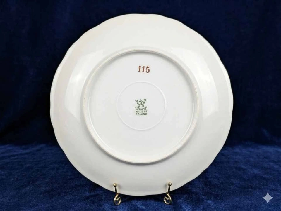 Set of 8 Vintage Wawel Poland Porcelain Dessert / Salad Plates - photo 2