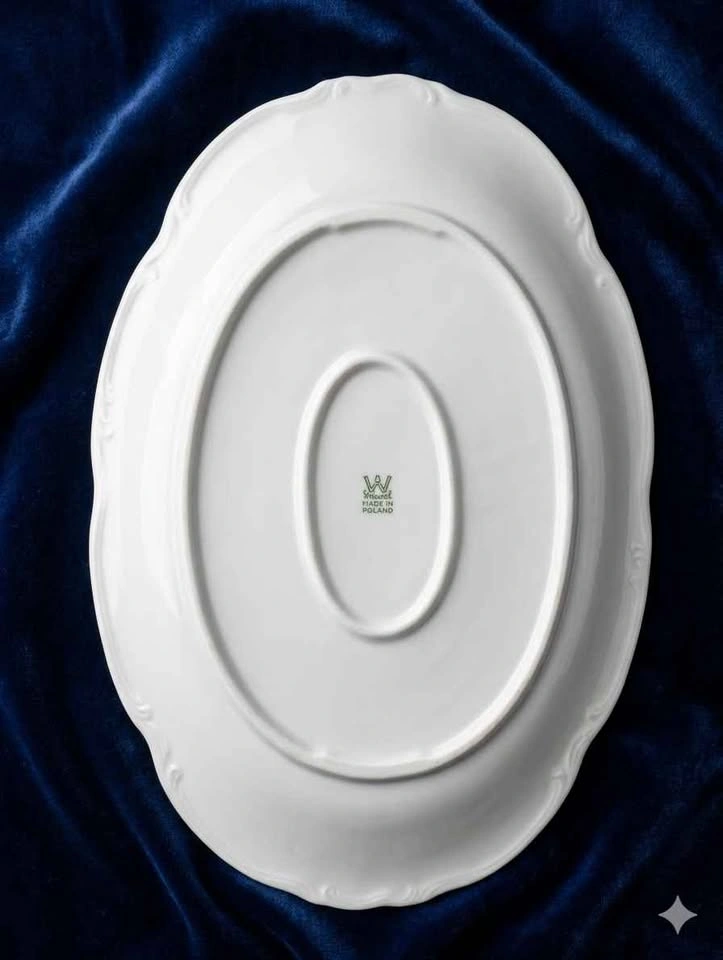 Large Vintage Wawel Poland Porcelain Oval Serving Platter - photo 2