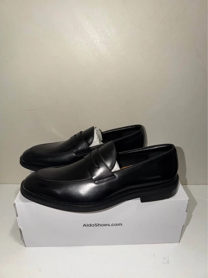 New Aldo Men Leather Dress Shoes. Size 12 US. - photo 2