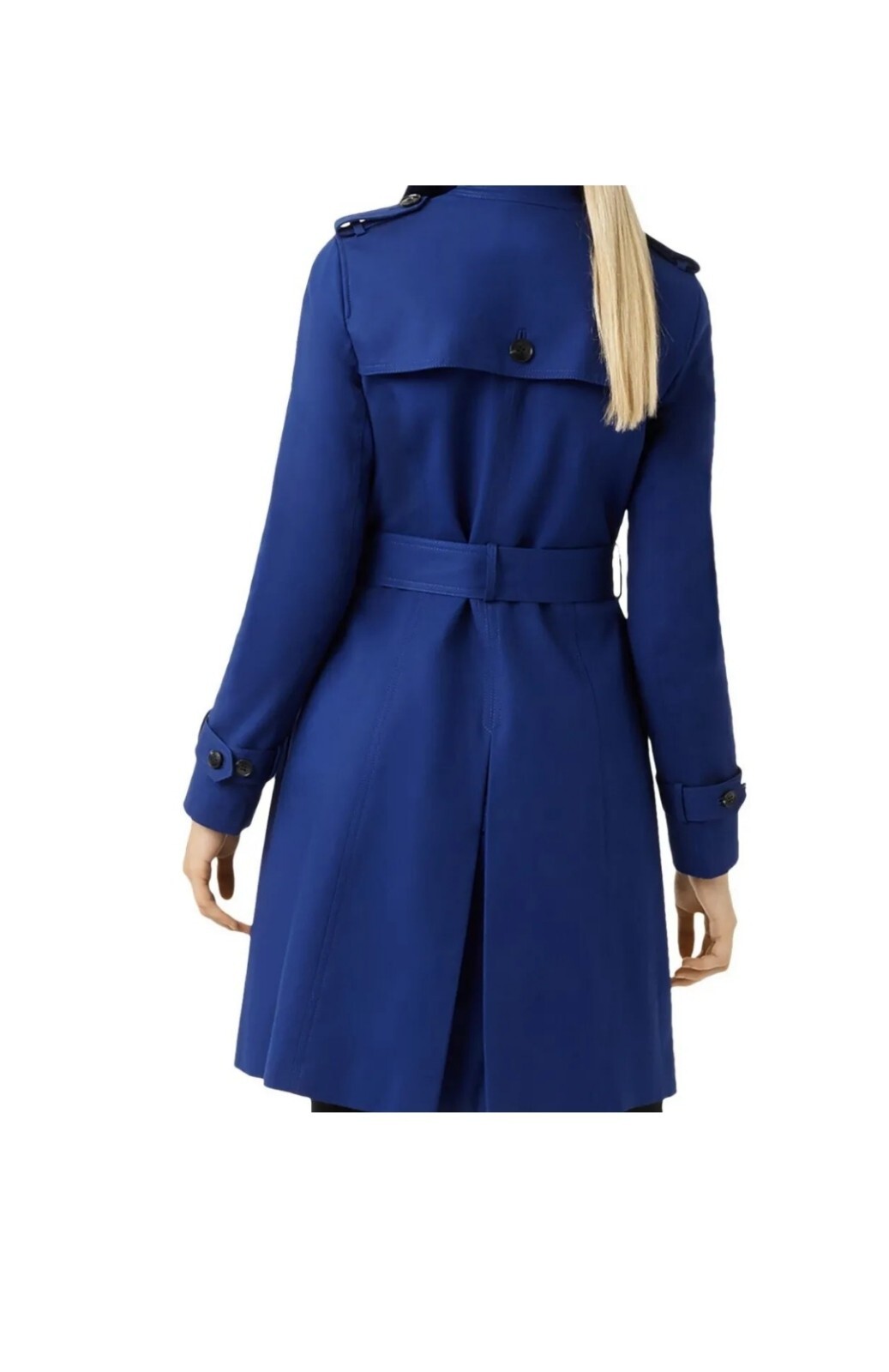 BOSCH Trench Coat Size 10 UK/6 USA double breast Cobalt - photo 3