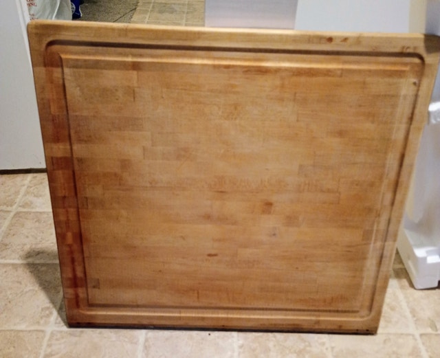 Large wooden pastry board