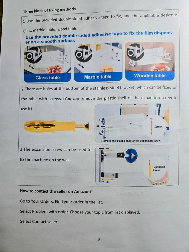 24"Stretch film dispenser wrapping machine image indicator(5)