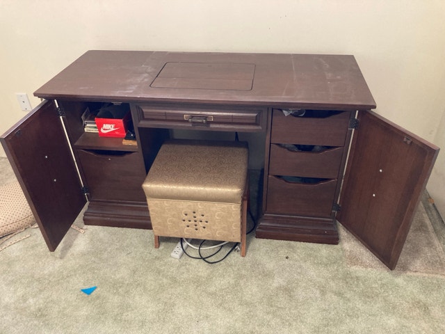 art deco sewing desk - photo 4