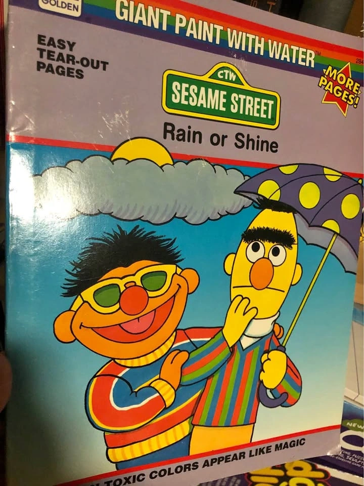⚽️ Vintage Paint Ernie & Bert Sesame Street