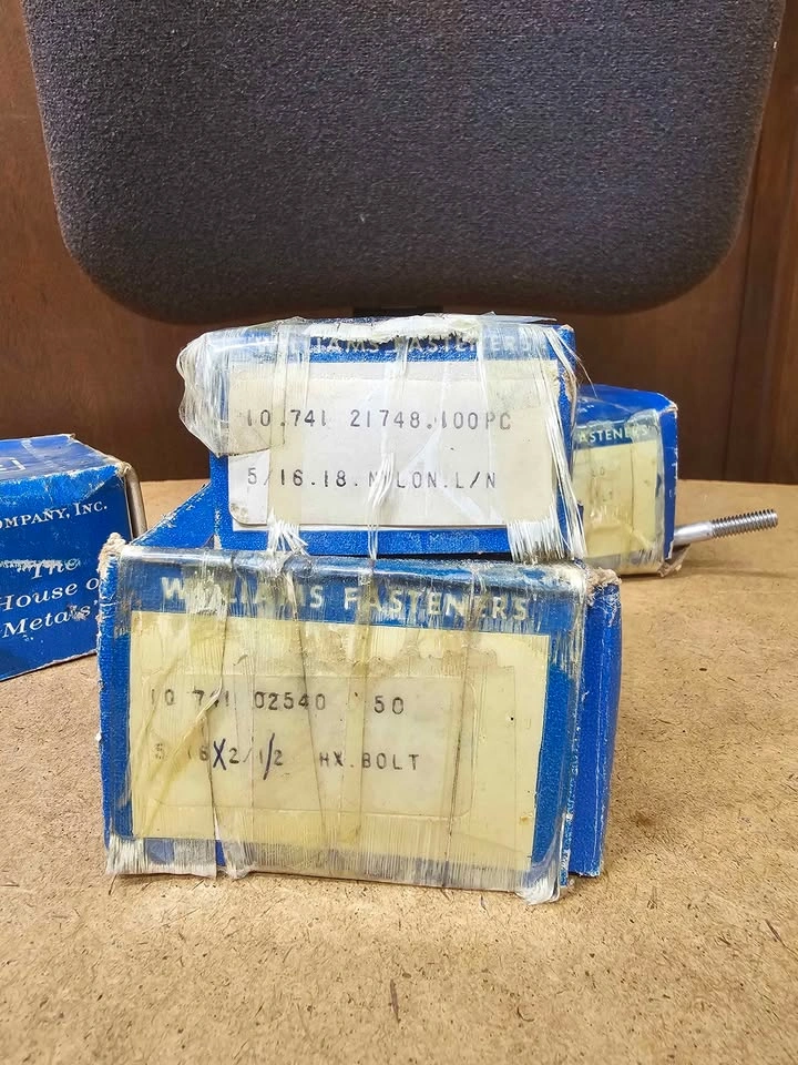 Misc Steel Bolts in Box Vintage - photo 2
