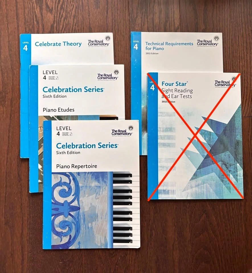 The Royal Conservatory Level 4 Piano Books (2015 Edition) ⚽️