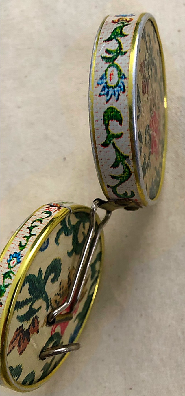 Handmade vintage Folding compact Dual Mirror -Japan - photo 3