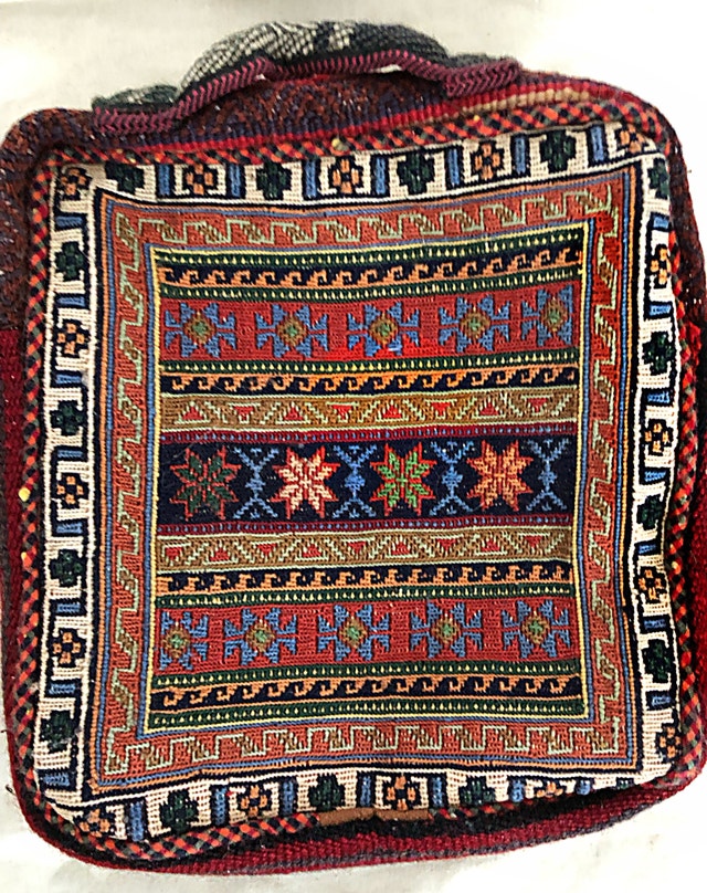 100% Wool Handmade Kilim Bag - photo 2