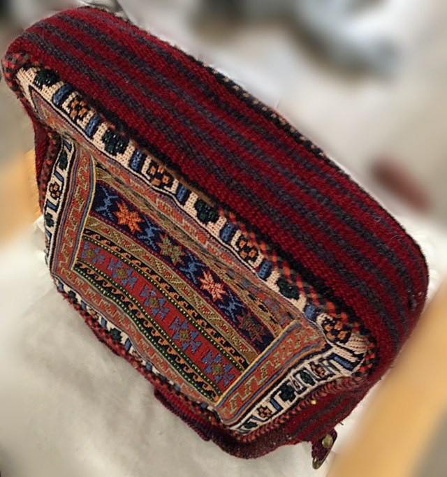 100% Wool Handmade Kilim Bag - photo 3