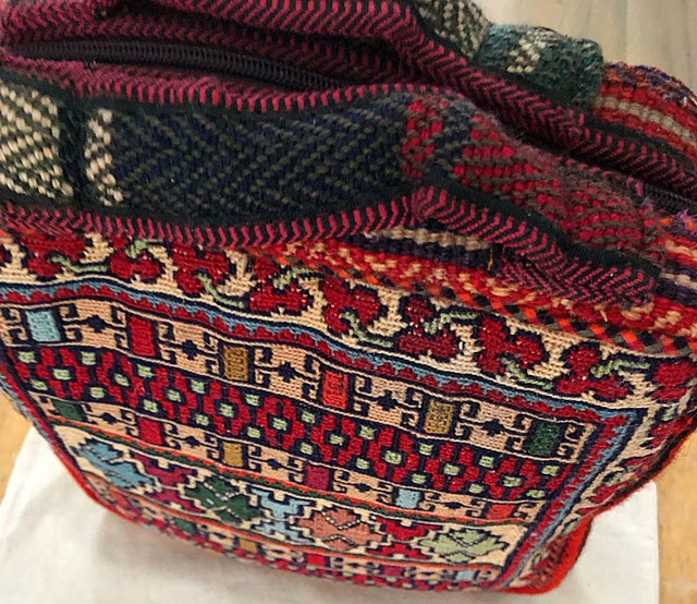 100% Wool Handmade Kilim Bag - photo 4