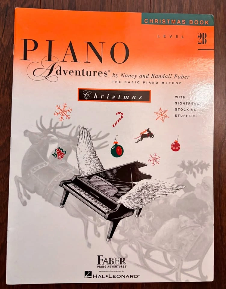 Piano Adventures Christmas Book Level 2B ⚽️