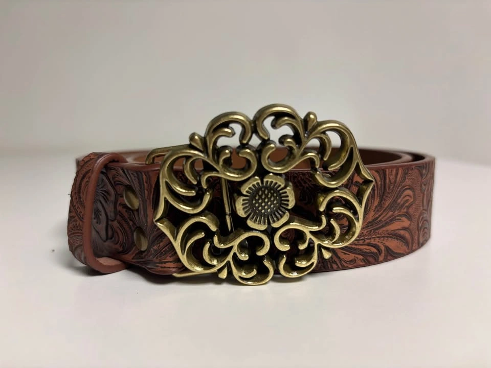 Brown Belt w Ornate Buckle - photo 2
