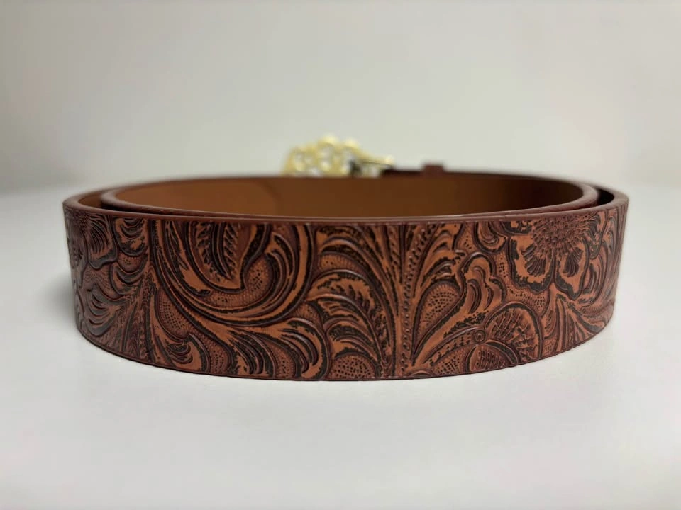 Brown Belt w Ornate Buckle - photo 3