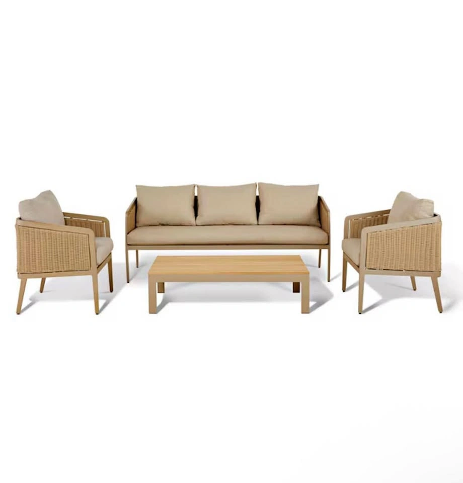 New CANVAS Alma Aluminum Frame Outdoor/Patio Conversation Set