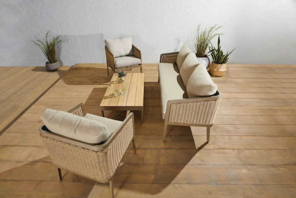 New CANVAS Alma Aluminum Frame Outdoor/Patio Conversation Set - photo 2
