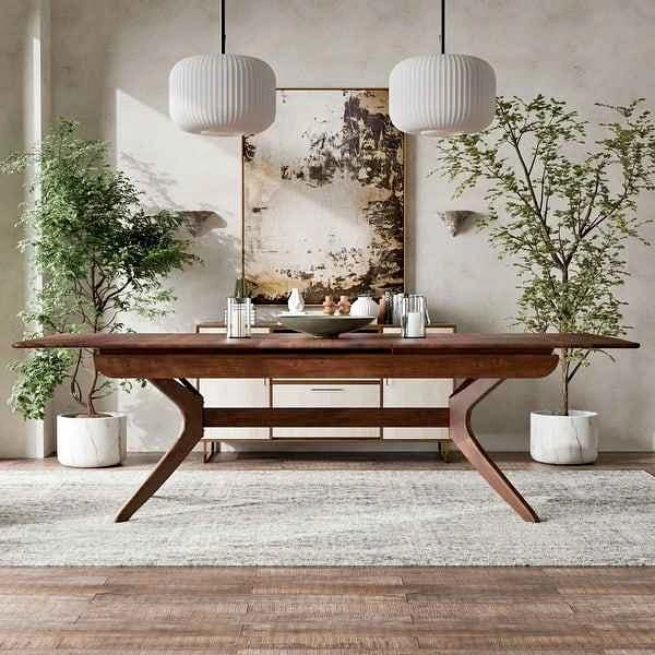 BRAND NEW Walnut, Mid-Century Modern Dining Table