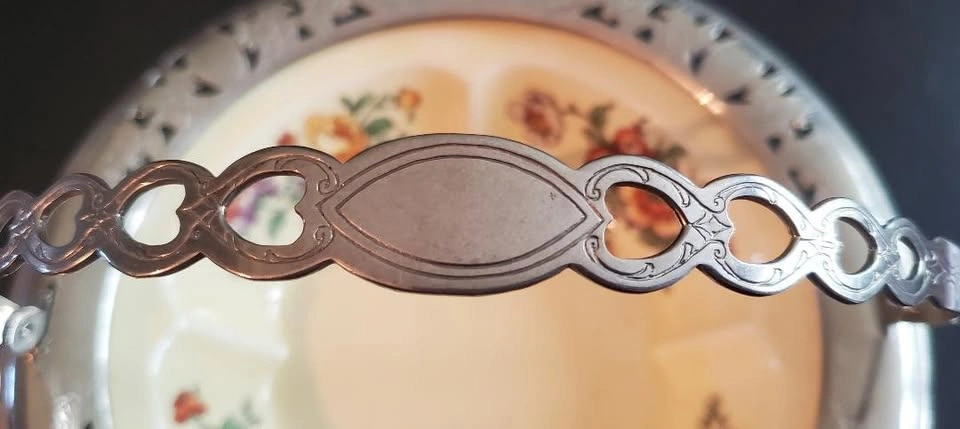 Vintage Faberware Metal Basket w Sebring Pottery Insert - photo 5