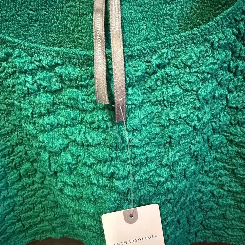The Hannah Seamless Green Textured Tank By Anthropologie ~ M ⚽️ - photo 3