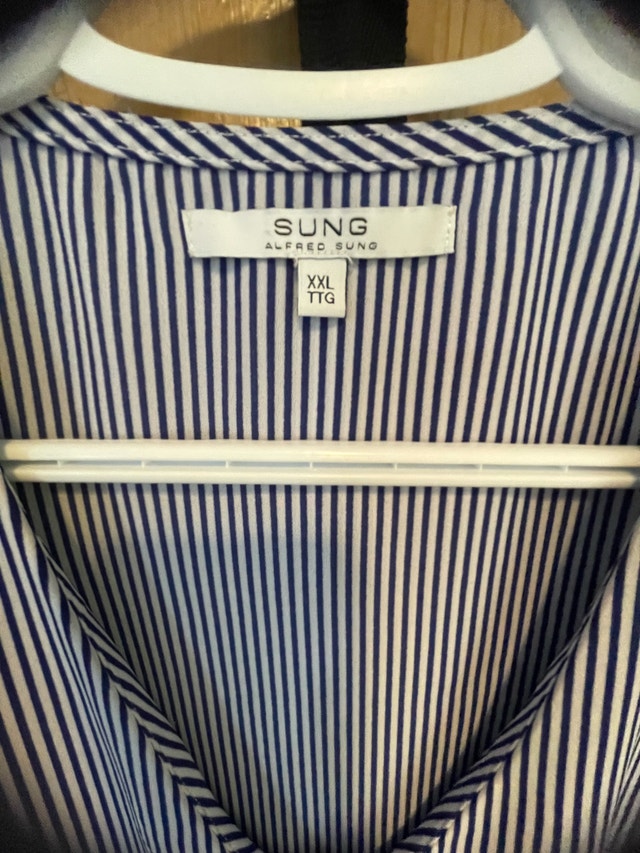 XXL Alfred Sung Sleeveless Tiered Blouse - photo 3