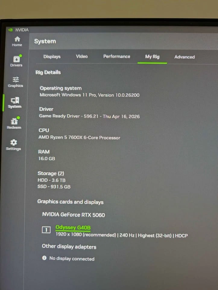 Gaming PC - Ryzen 5 7600X, RTX 5060, 16GB RAM - photo 3