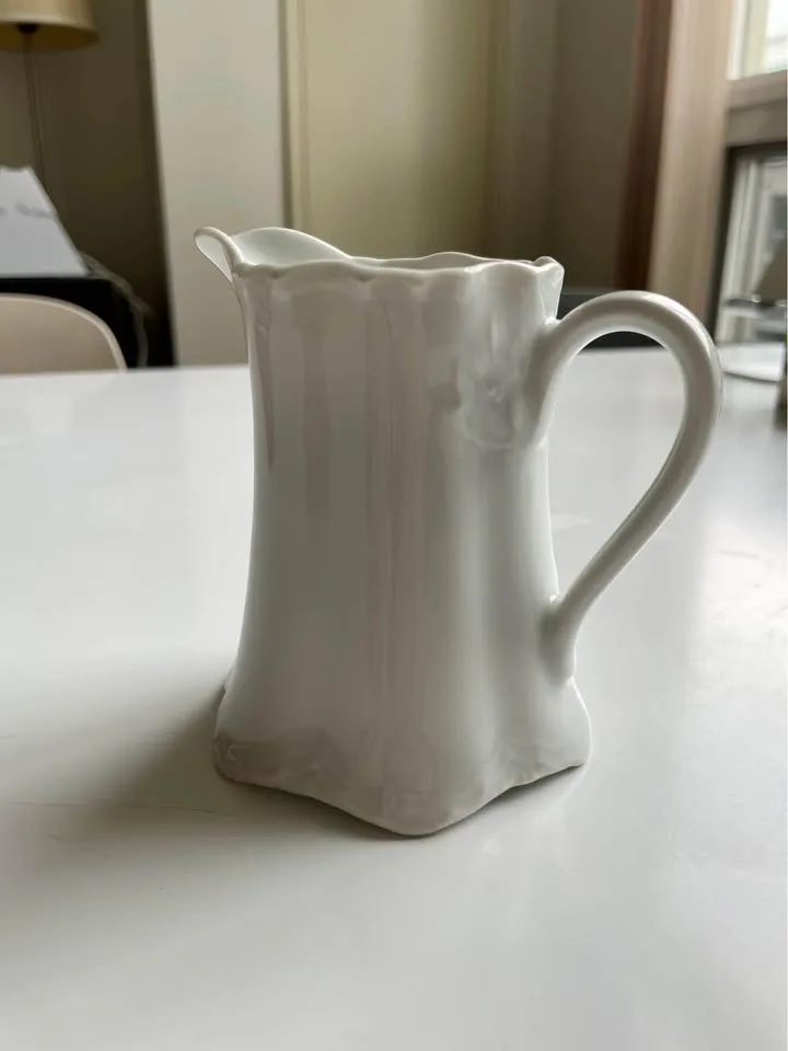 Vintage Creamer Racine (All White) by HUTSCHENREUTHER - photo 4