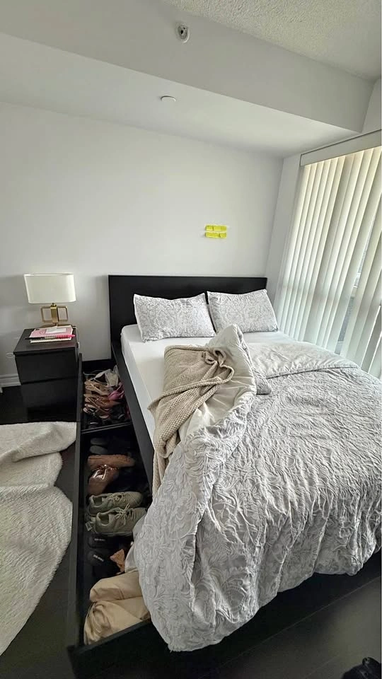IKEA MALM Queen Bed Frame with Storage