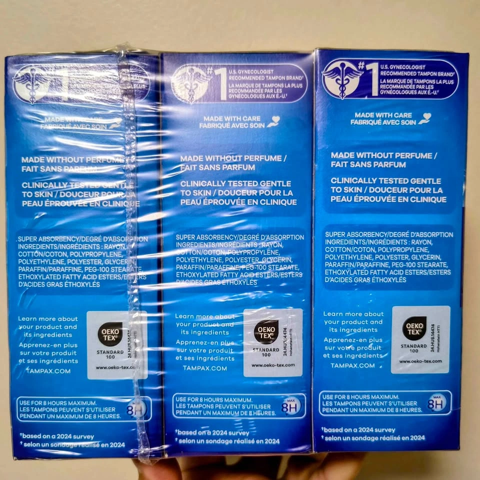 Tampax Pearl Super Absorbency Tampons 54 ct - photo 2