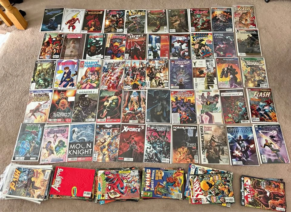 Giant Lot of Comic Books (Marvel, DC, etc.)