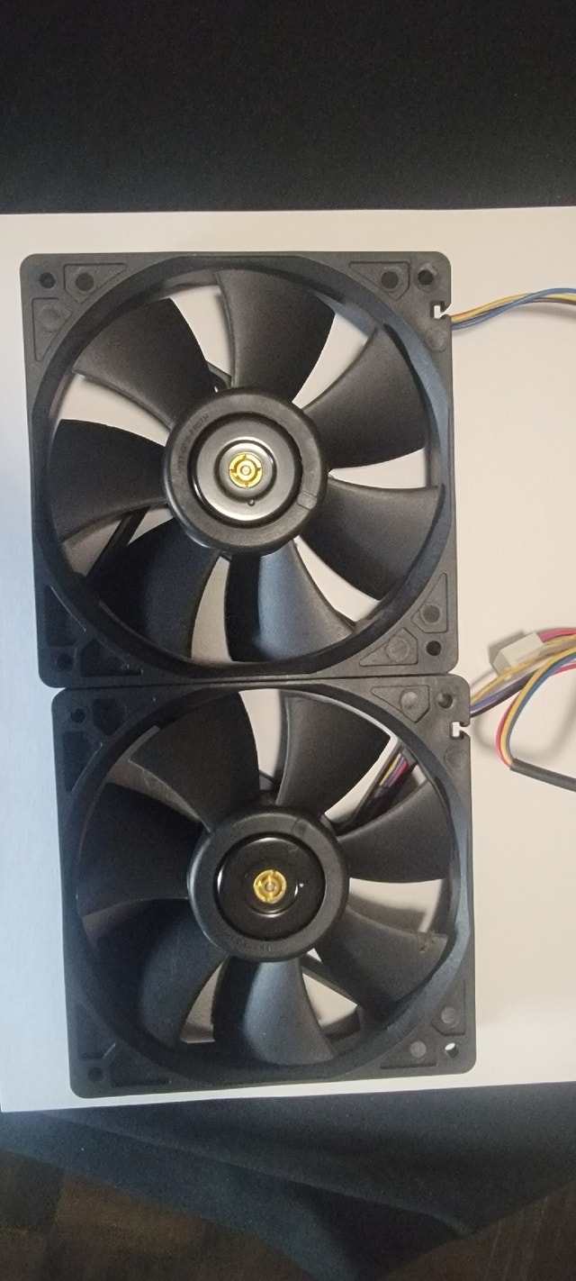 4 FAN AXIAL 120X25.4MM 12VDC WIRE - photo 2