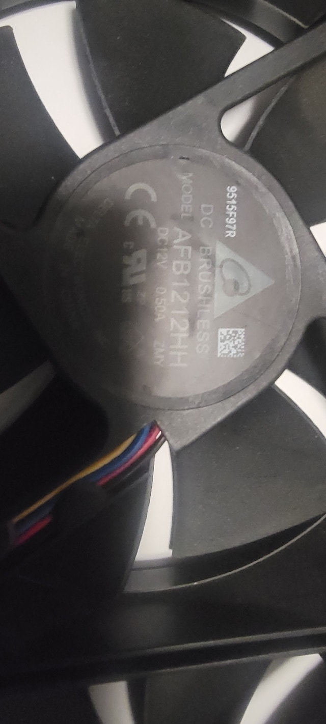 4 FAN AXIAL 120X25.4MM 12VDC WIRE - photo 3