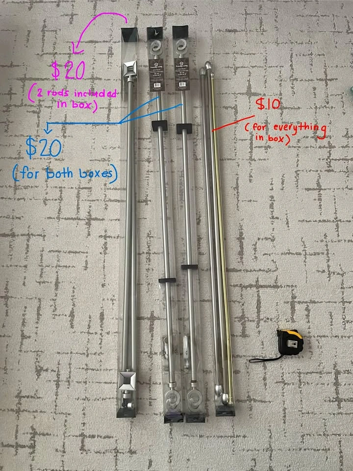 Curtain rods