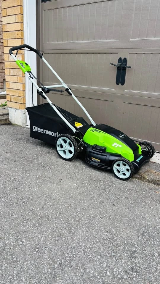 Greenworks 21-inch 13A Corded Electric Lawnmower - photo 2
