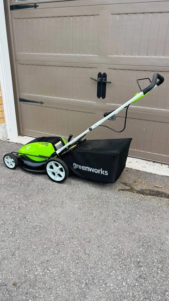 Greenworks 21-inch 13A Corded Electric Lawnmower - photo 3