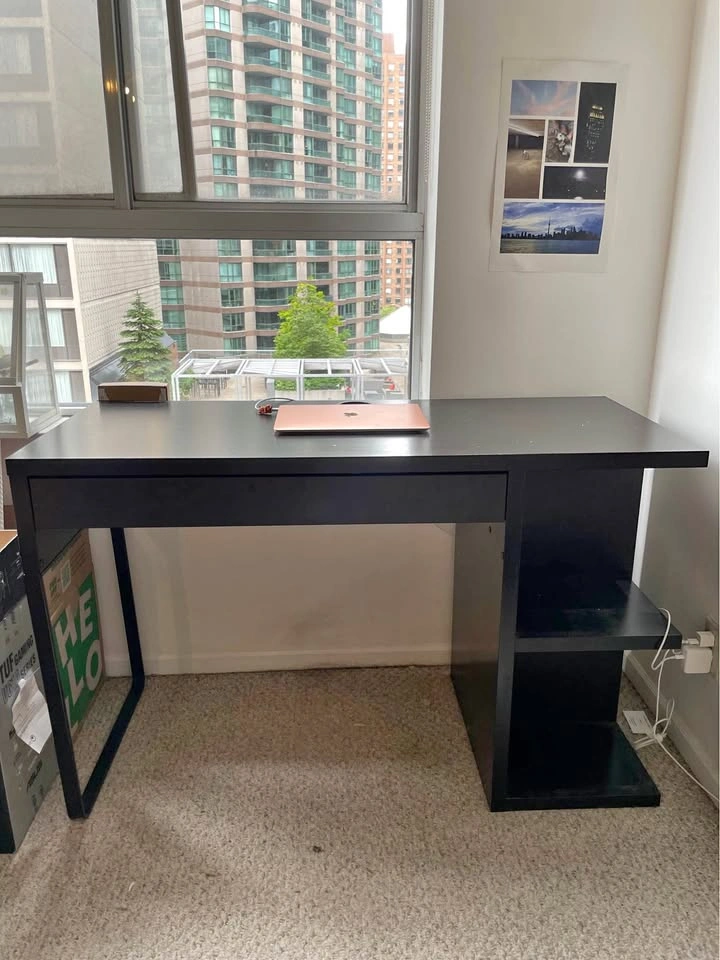 IKEA Micke Dark Wood Desk