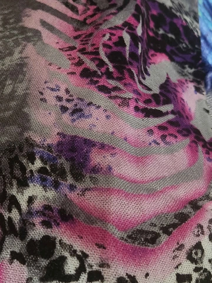 Pink and Purple Animal Print Scarf - photo 4