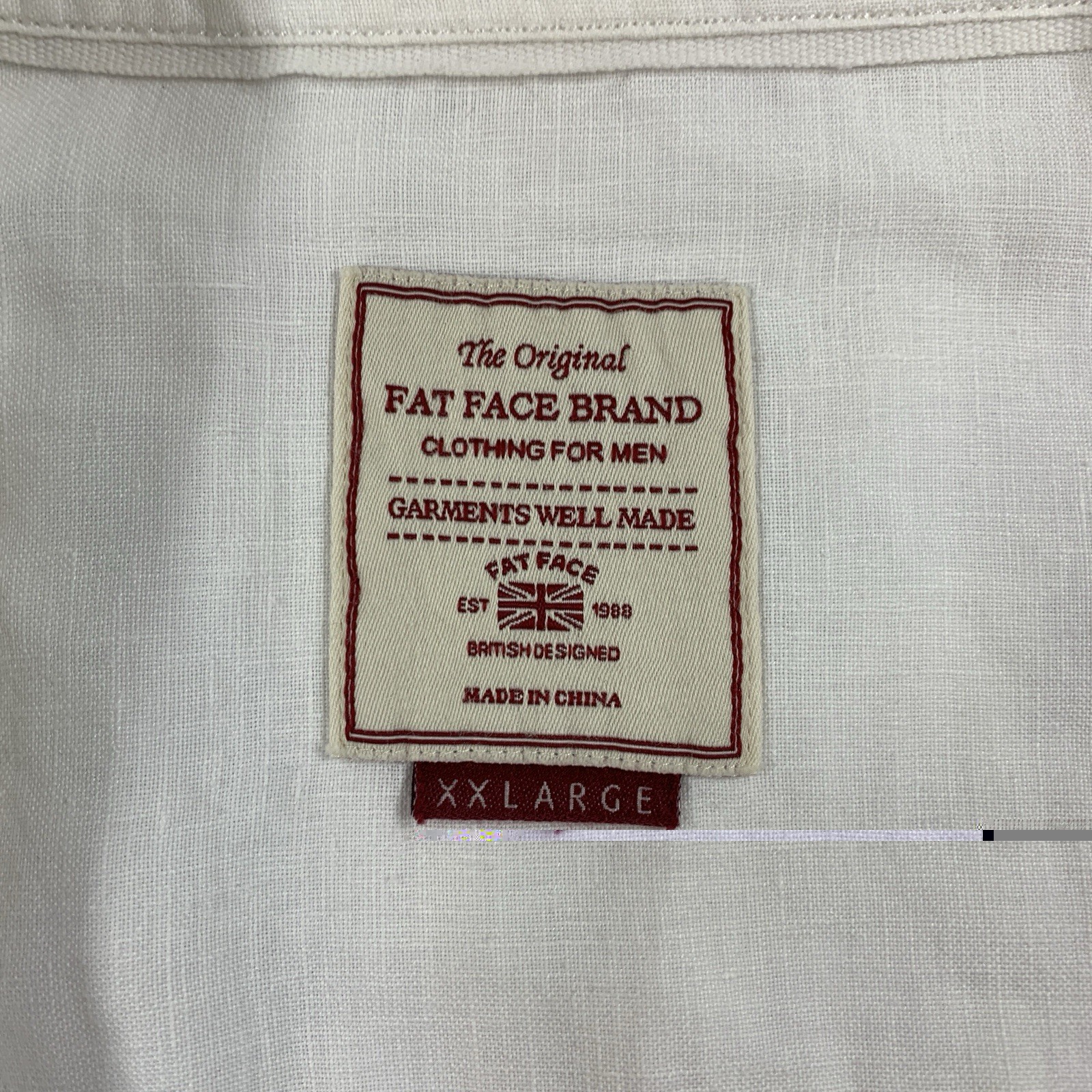 Fat Face Baird McNutt Irish Linen Short Sleeve Shirt XXL ⚽️ - photo 3