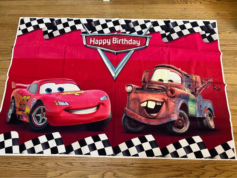 ⚽ Cars Happy Birthday banner - photo 2