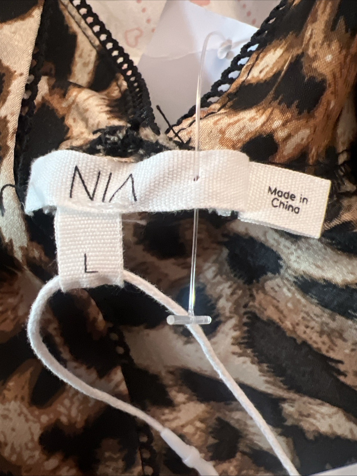 NIA Woman Leopard Shirt Size L Celia Tank - photo 3