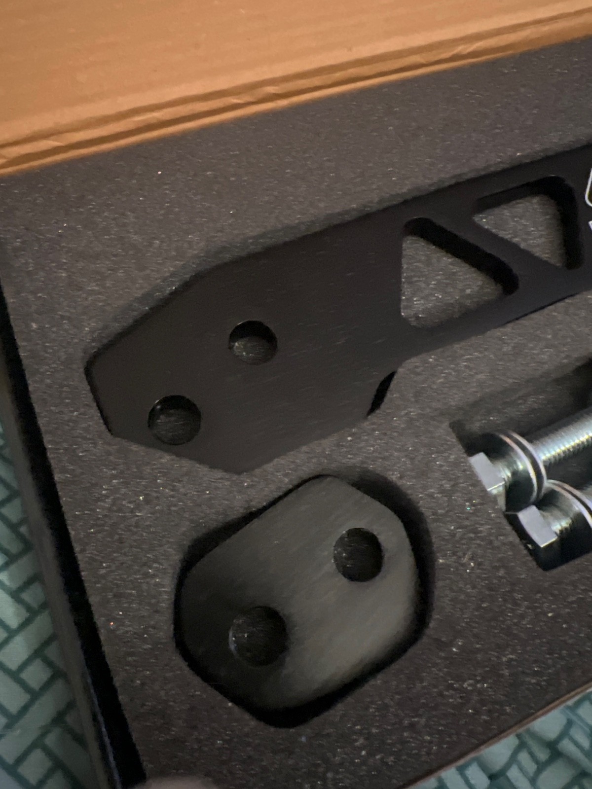 Bumper front/black car hook - photo 3