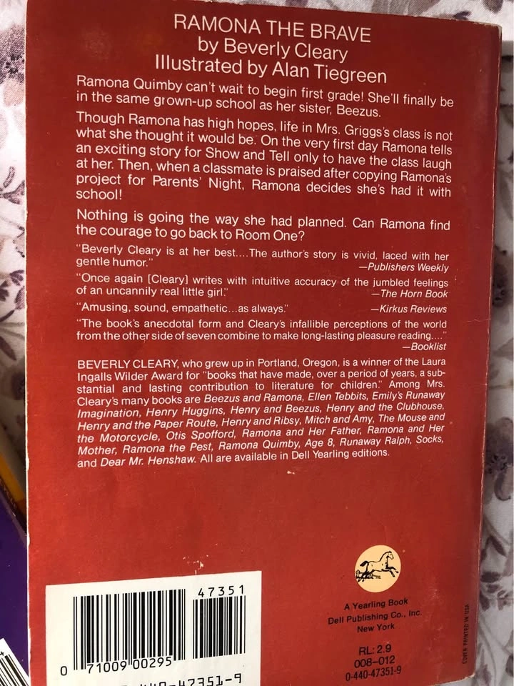 ⚽️ Ramona the Brave by Beverly Cleary - photo 2