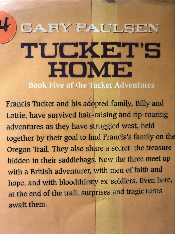 ⚽️ Tuckets Home by Gary Paulsen - photo 2