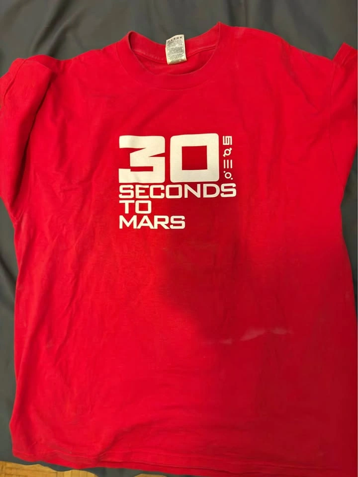 Autographed 30 Seconds to Mars tshirt