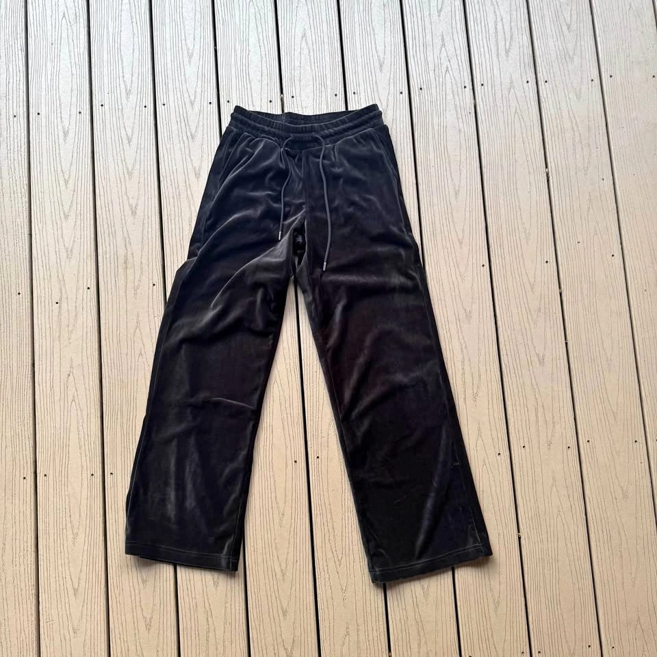 Velour Track Pants