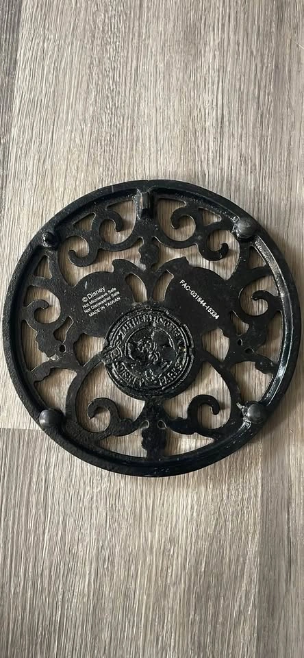 Disney Mickey Mouse Cast Iron Trivet Hot Plate - photo 2