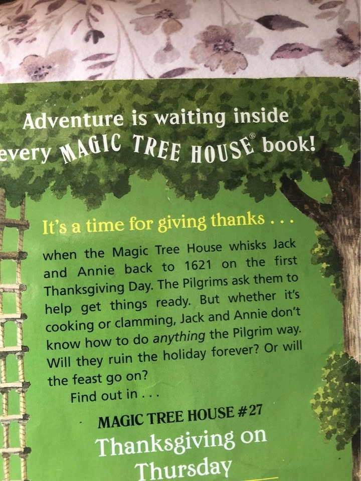 ⚽️ Magic Tree House #27 Thanksgiving on Thursday - photo 2