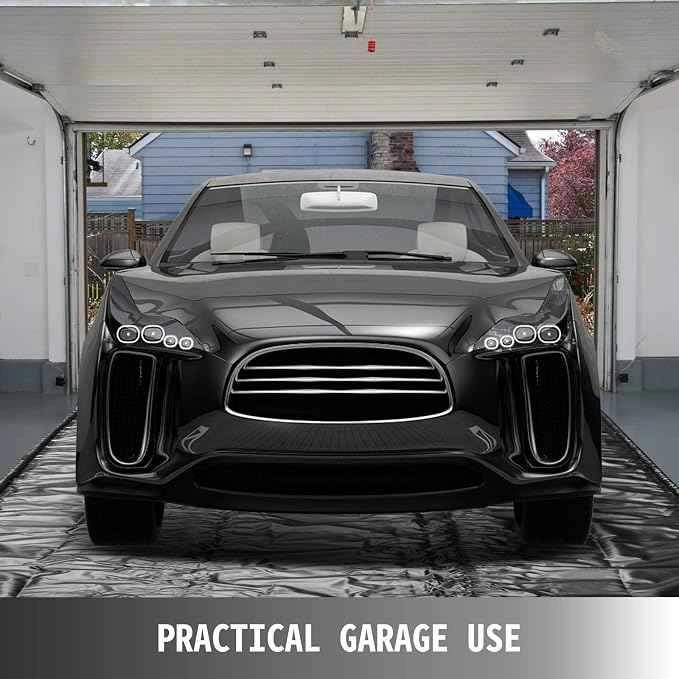Garage Floor Containment Mat 7'9 x 16' - Heavy Duty - photo 3