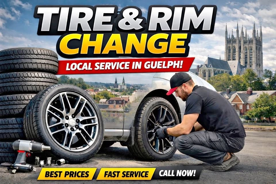 On rim tire change